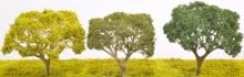 Etched Brass Deciduous Oak Style Tree - Single Trunk - EB39