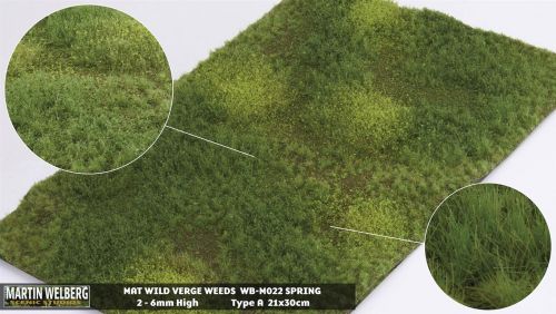 Wild Verge Mat With Weeds - Click For Options